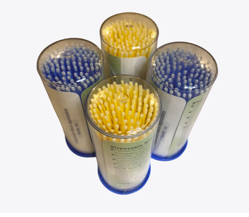 Dental bond brush applicators for precise adhesive placement