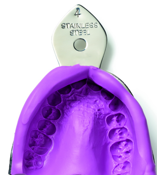 Zhermack Hydrogum 5 alginate impression material packaging for dental use