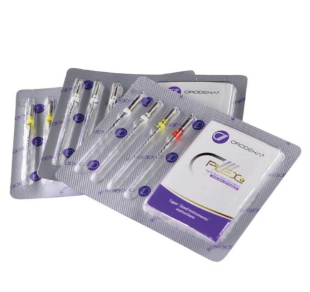 Plex V rotary endodontic file 35/04 for root canal shaping