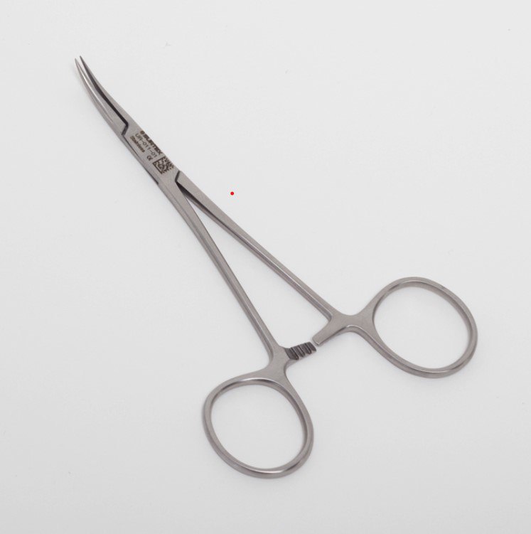 Mosquito hemostat forceps 14cm straight and curved surgical grade stainless steel for vessel clamping hemorrhage control and tissue manipulation in oral surgical and periodontal procedures
