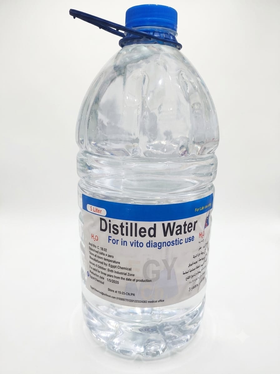 Medical Grade Distilled Water - 5 Liter