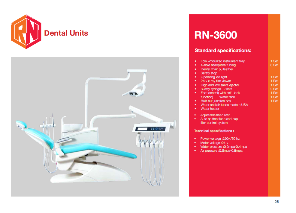 وحدة طب الأسنان 3600