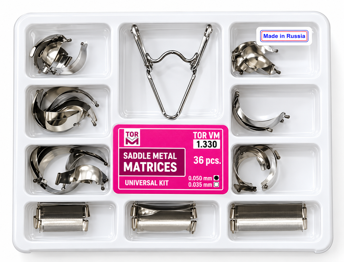 TOR VM Saddle Metal Matrices Kit - 36 Pcs Made in Russia