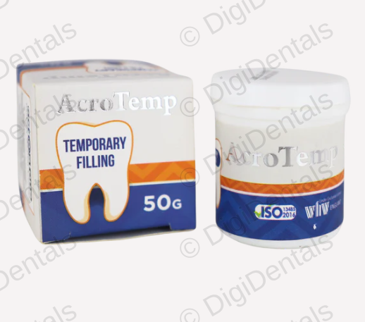AcroTemp temporary filling material 50 g box for interim dental restorations