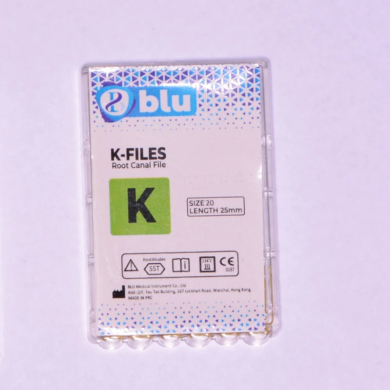 Blu K-Files (25mm)