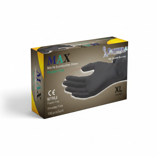 Nitrile Gloves Max m-L-XL (White-Blue-Black-Pink)