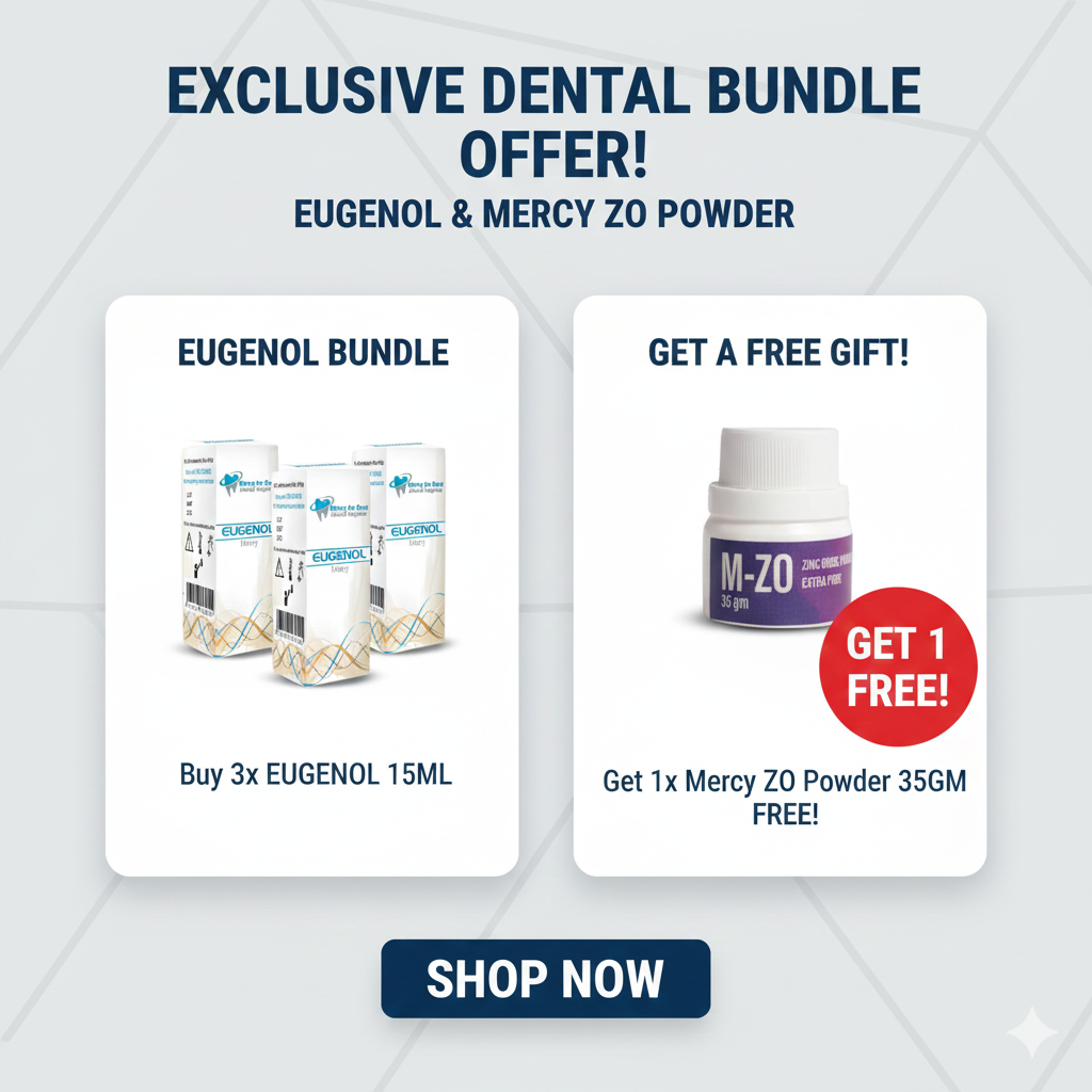 Eugenol 15ml 100% pure with zinc oxide 35g dental material