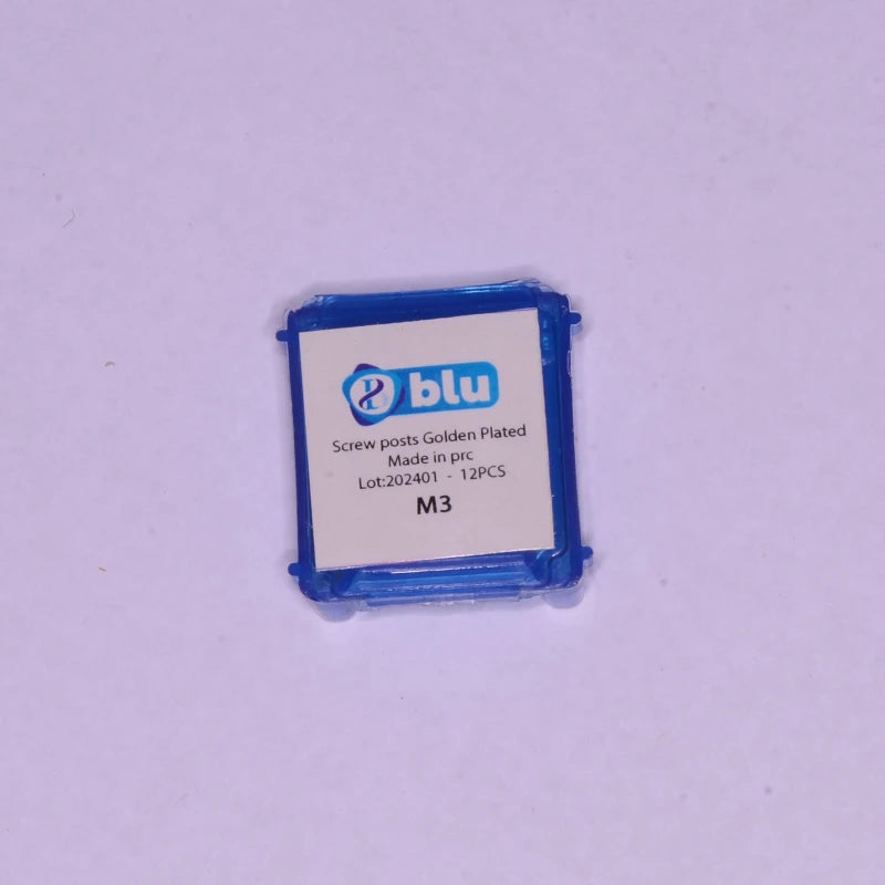 Golden Palated Screw Posts Refill (12Pcs/Pack)