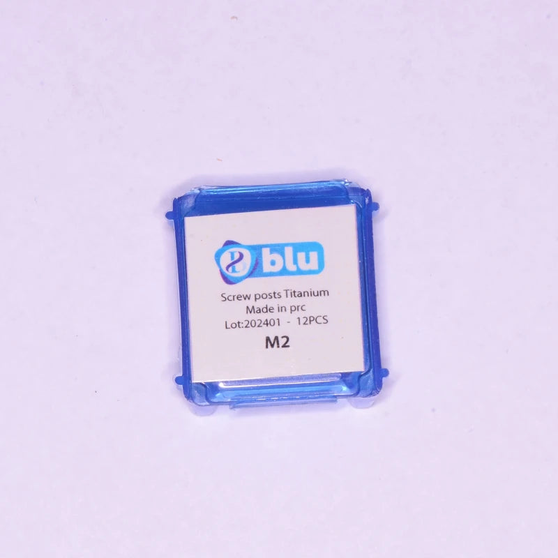 Titanium screw posts refill 12 pieces dental threaded posts