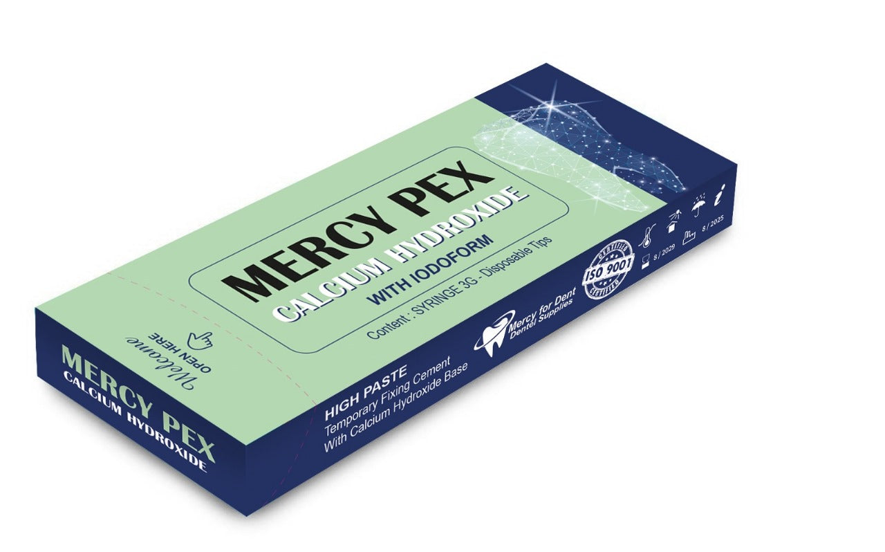 Mercy pex (calcium hydroxide with iodoform 3gm)