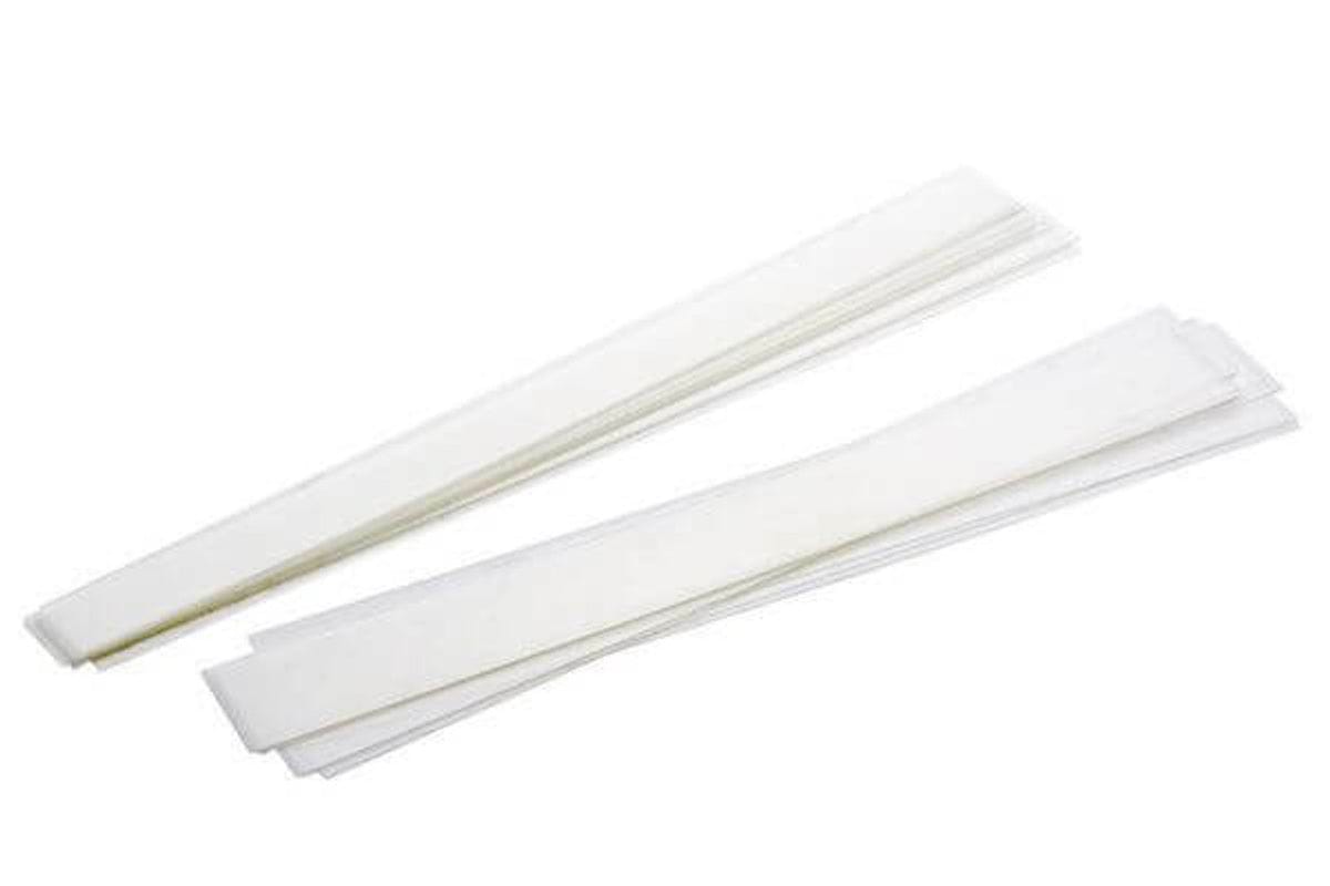 Transparent matrix strips used for anterior composite restorations and light curing