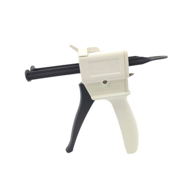 Universal 50 mL impression mixing dispenser gun for dual cartridge dental impression materials