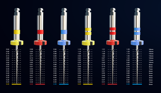 FANTA AF Blue rotary endodontic files taper 4 percent nickel titanium files for root canal shaping