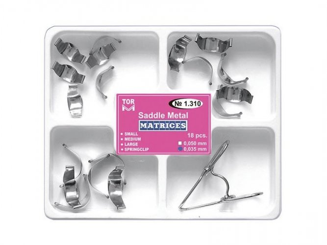 TOR VM Saddle Metal Matrices 18 Pieces Restorative Kit