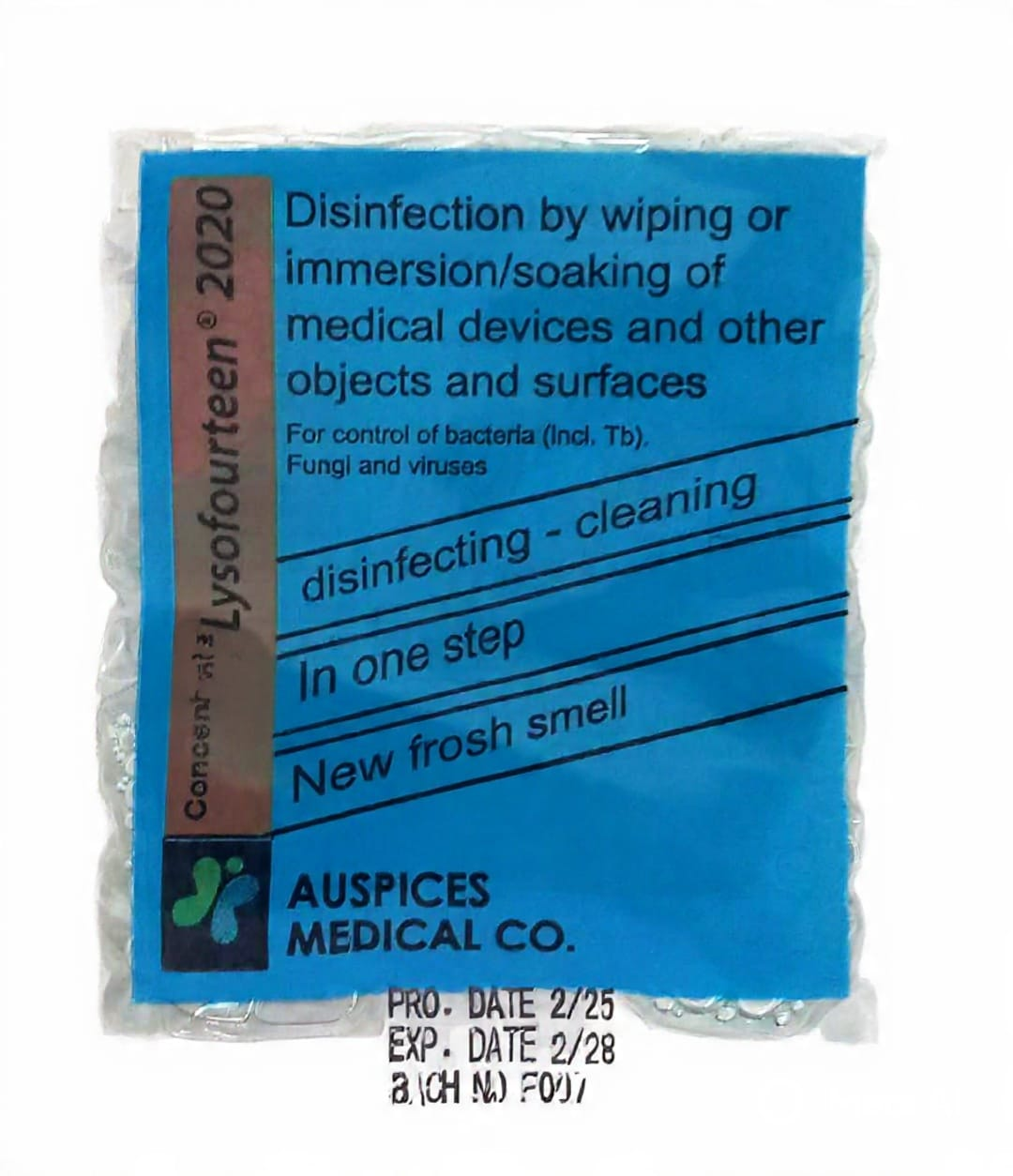 Lysoformin 2020 liquid sanitizer and surface disinfectant for medical wiping applications.