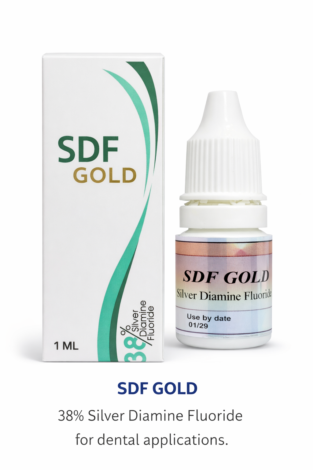 SDF Gold 38% Silver Diamine Fluoride Caries Arrest Liquid