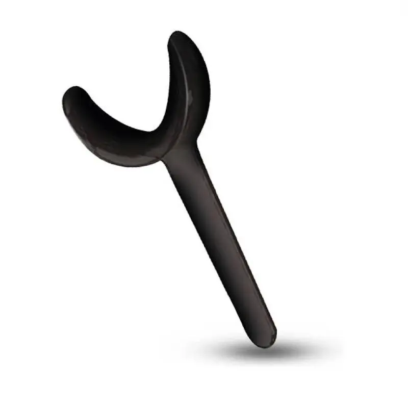 One-side dental cheek retractor for focused oral access and photography.