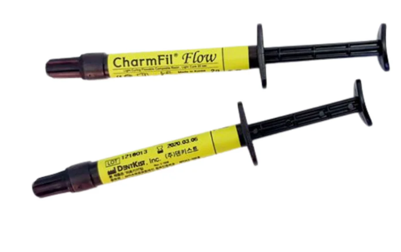 CharmFil Flow flowable composite resin syringe for direct dental restorations