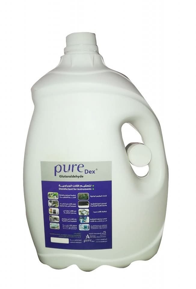 CIDEX 4 liter (1 gallon) activated glutaraldehyde solution for high-level clinical disinfection.