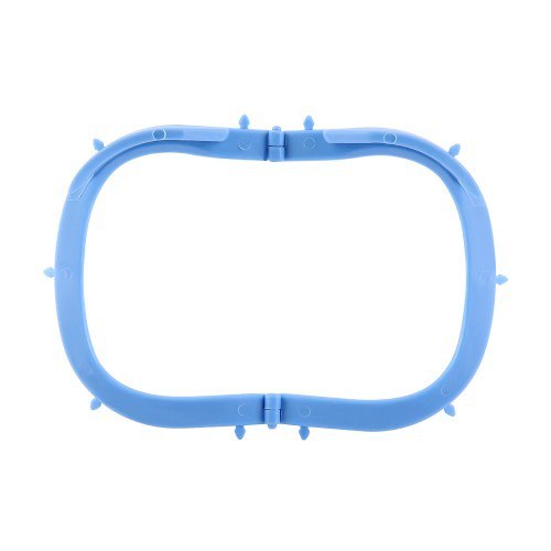 Foldable and autoclavable rubber dam frame for endodontic isolation procedures.