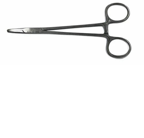 Dental needle holder forceps single piece surgical grade stainless steel for suture needle gripping and wound closure in oral surgical periodontal and implant procedures