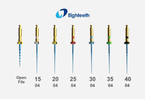 Pepsi Gold rotary endodontic nickel titanium files for mechanical root canal preparation