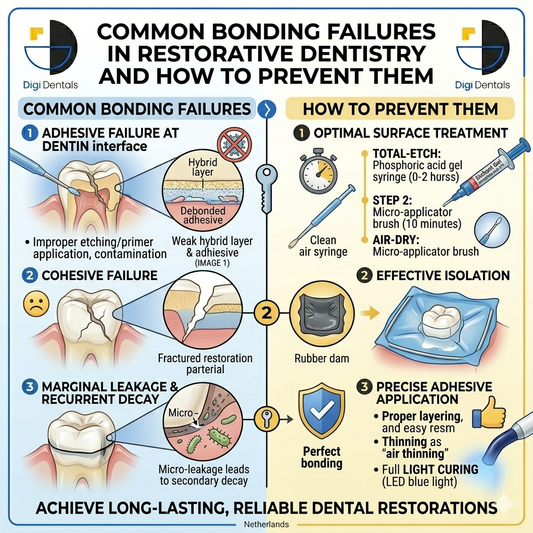 Common Bonding Failures in Restorative Dentistry and How to Prevent Them
