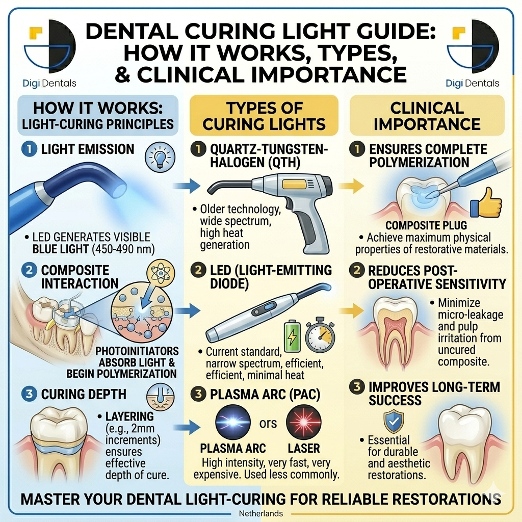 Dental Curing Light Guide: How It Works, Types, and Clinical Importance