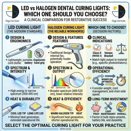 LED vs Halogen Dental Curing Lights: Which One Should You Choose?
