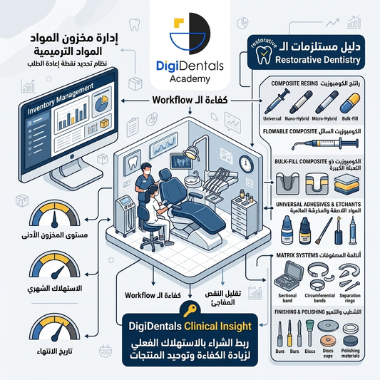 أهم مستلزمات الـ Restorative Dentistry التي تحتاجها عيادة الأسنان
