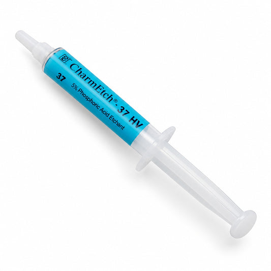 CharmEtch 37HV 37% phosphoric acid dental etching gel, pack of three 5 ml syringes