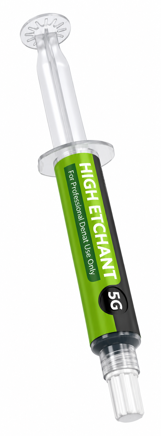 B Chem High Etchant 37% phosphoric acid dental etching gel, three 5 g syringes