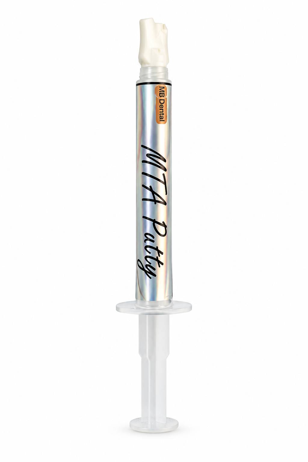 MB Dental Putty MTA endodontic material in a 2 g syringe