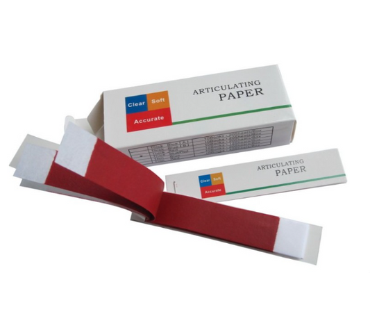 Dental articulating paper for occlusal contact marking manufactured in China