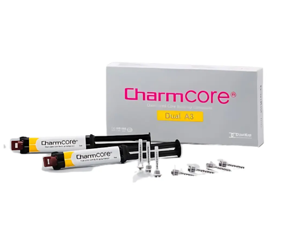 Charm Core Build Up dental core build-up restorative material packaging for professional use