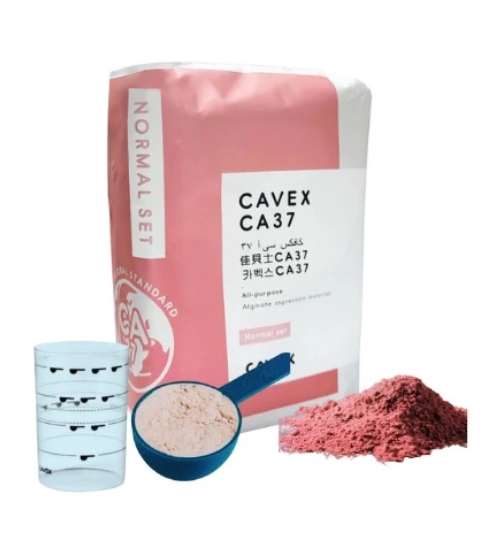Cavex alginate impression material normal and fast set packaging for dental use
