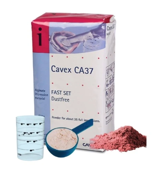 Cavex alginate impression material normal and fast set packaging for dental use