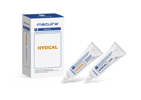 HYDCAL calcium hydroxide liner 24 g packaging for dental pulp protection