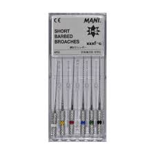 Mani Nerve Broaches #1-6 (6pcs)