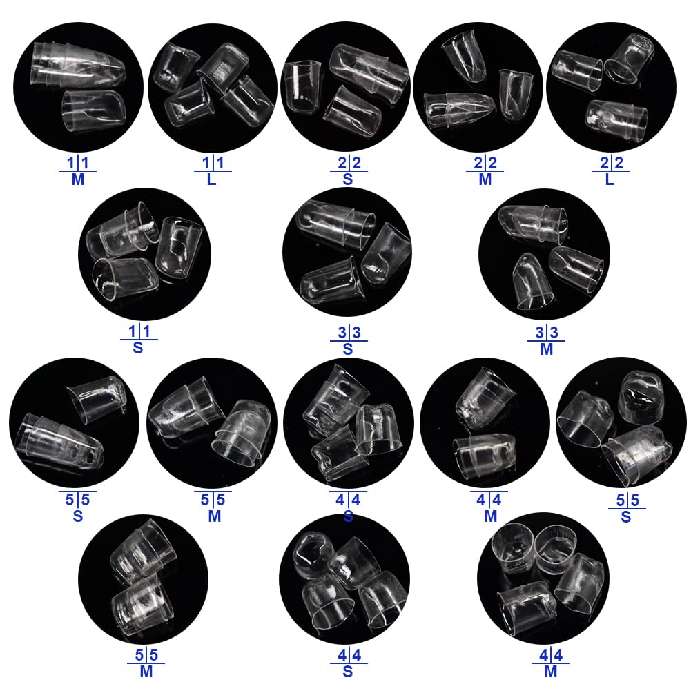 Transparent temporary crown shells used for provisional coverage of prepared teeth