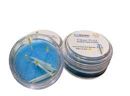 Bioloren fiber post color coded for post and core restoration of endodontically treated teeth