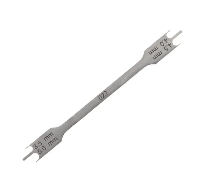 dental orthodontic bracket height gauge stainless steel