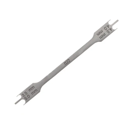 dental orthodontic bracket height gauge stainless steel