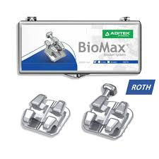 BioMax orthodontic metal bracket .022 slot MBT Roth prescription stainless steel