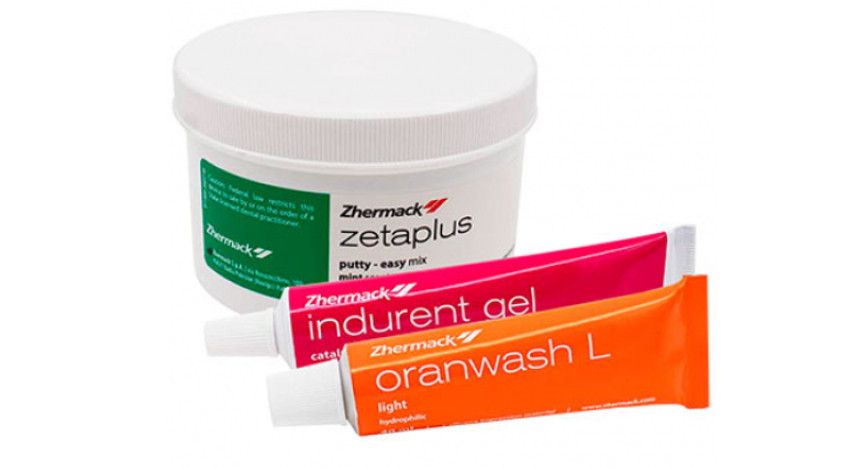 Zhermack Zetaplus L condensation silicone putty trial kit 300 ml for dental impressions