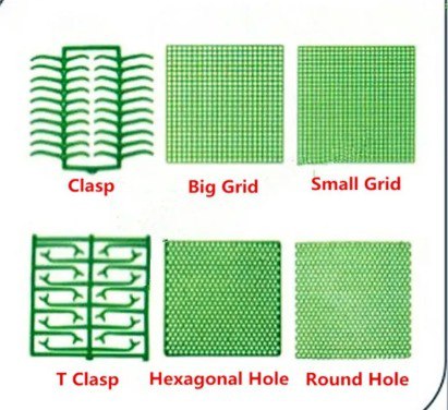 Dental laboratory pattern wax set including clasp big grid small grid T clasp hexagonal and round hole types for RPD framework fabrication