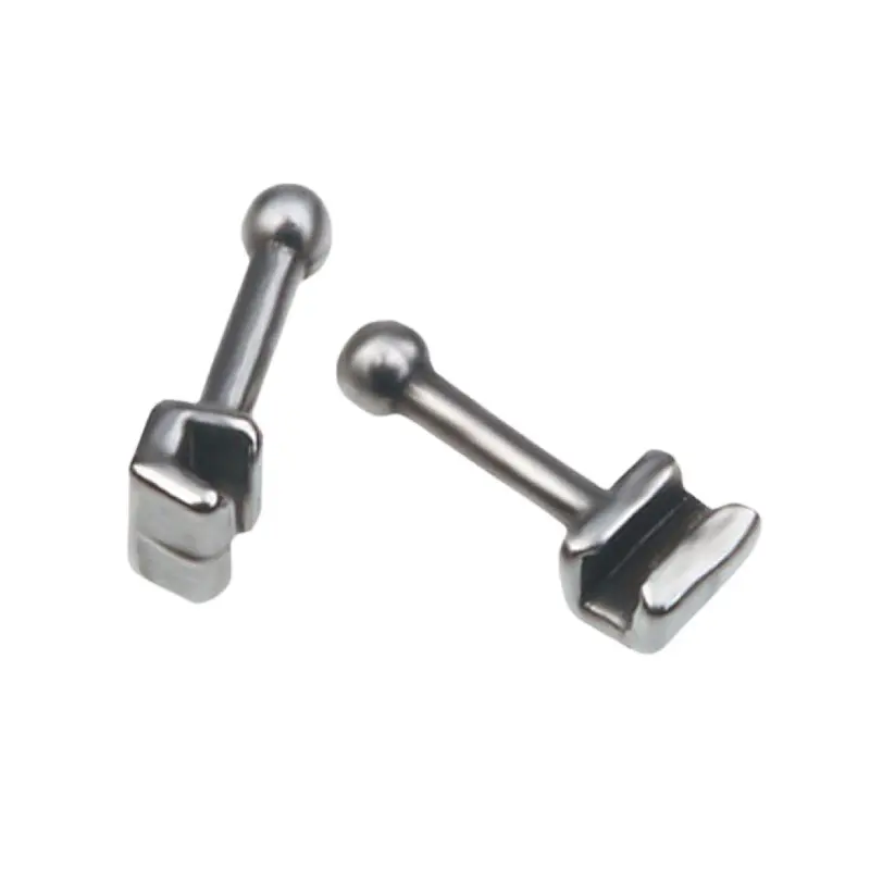 stainless steel orthodontic sliding crimpable hooks long medium short