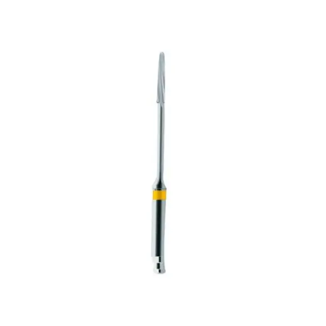 T-shaped tool with a yellow accent on a white background
