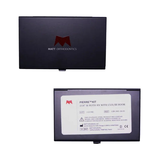 5 x Matt ortho pierre metal brackets standard roth 018 + 1 Free