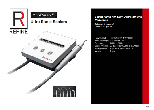 Ultra Sonic Scaler Refine Max Piezo 5 Satelec